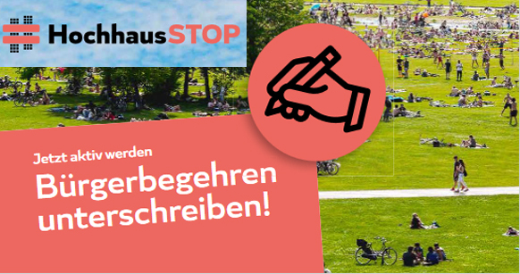 Infostand #HochhausSTOP