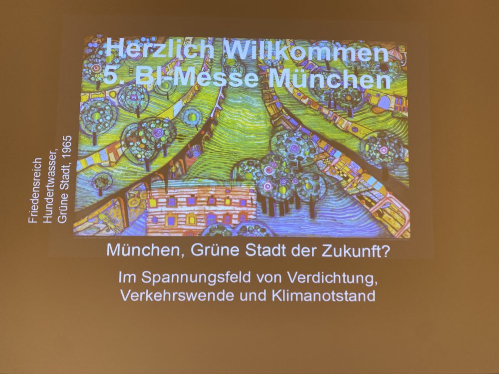 5. BI-Messe im Bürgersaal  Fürstenried unter dem Motto: „München, Grüne Stadt der Zukunft?“